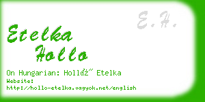etelka hollo business card
